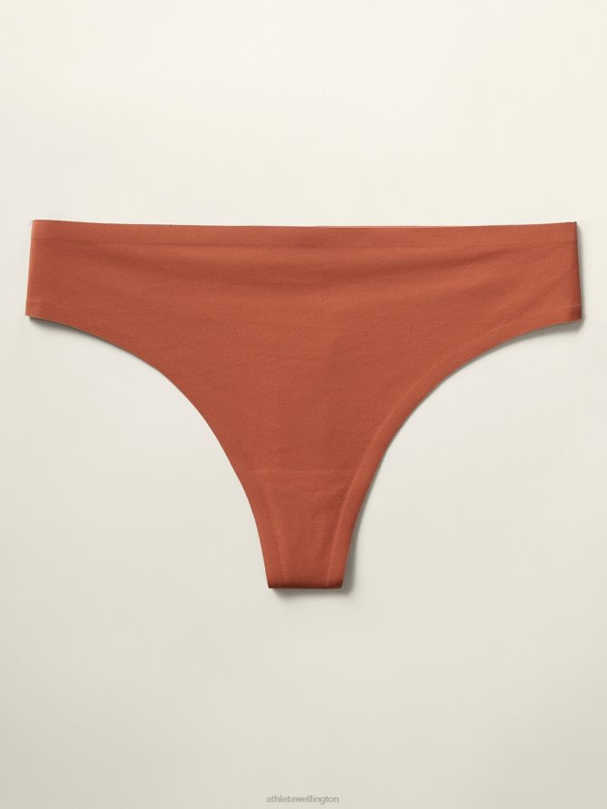 Athleta Women Copper Brown Ritual Thong Underwear TZB4L0703