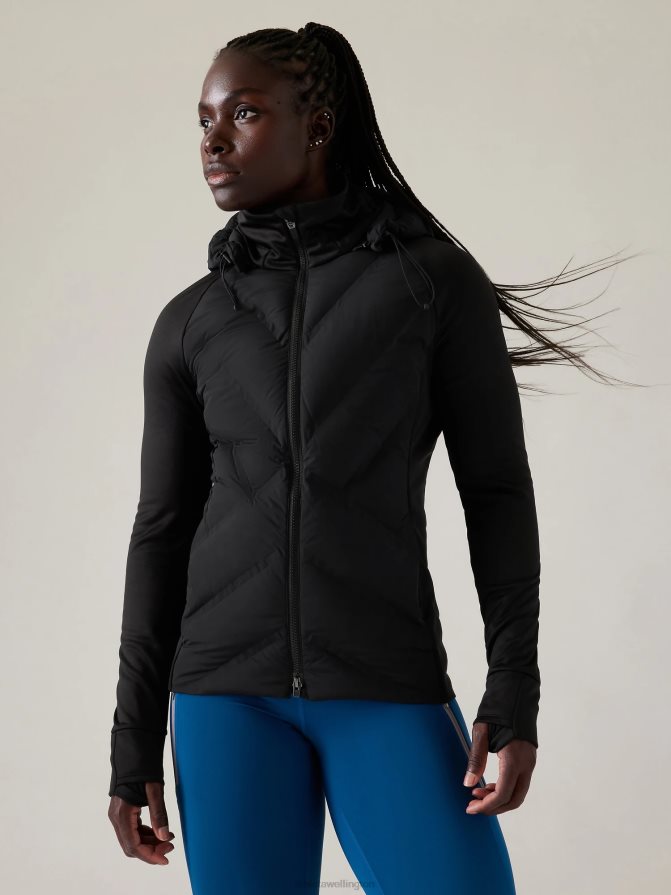 Athleta Women Black Inlet Jacket TZB4L0552